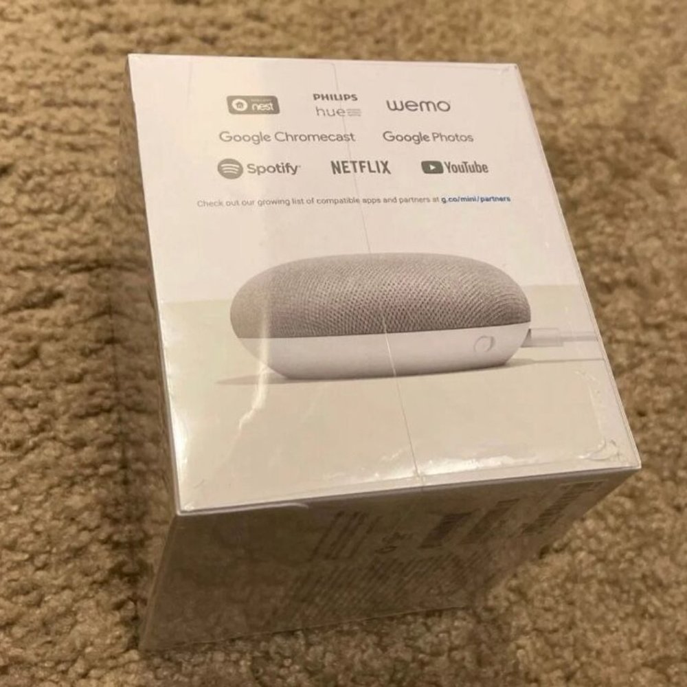 New in box Google Home Mini 1st Generation